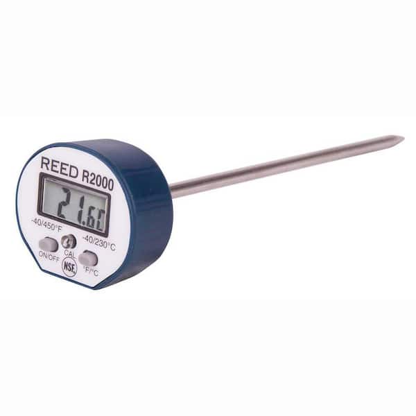 REED Instruments Stainless Steel Digital Stem Thermometer