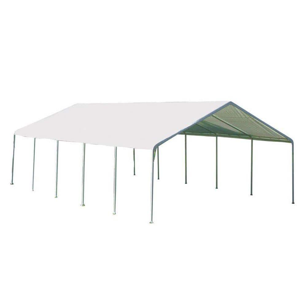 ShelterLogic 18 ft. W x 30 ft. D SuperMax Premium Canopy in White