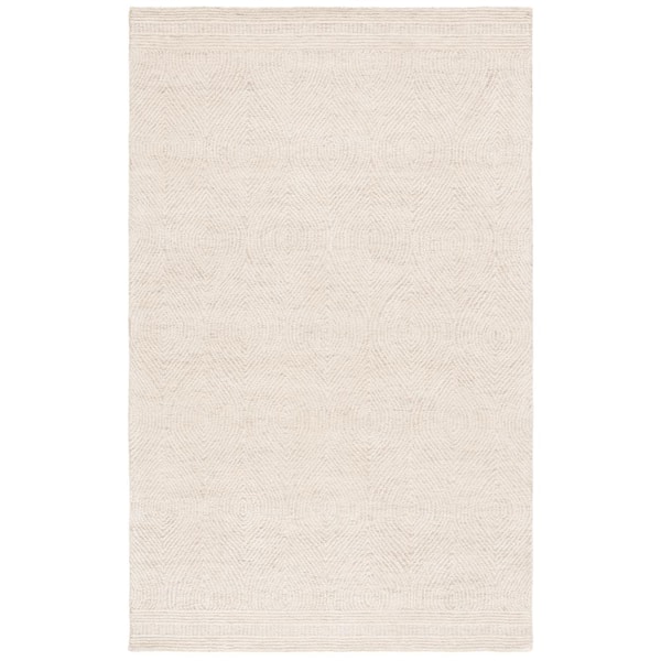 SAFAVIEH Abstract Ivory/Beige 3 ft. x 5 ft. Geometric Area Rug