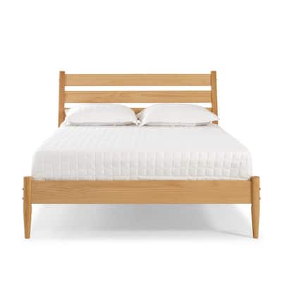 Light oak king bed frame Clearance