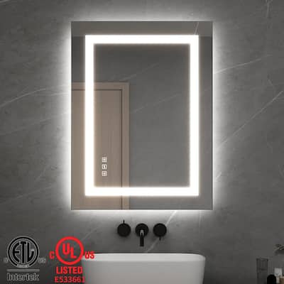 Frameless LED Bathroom Mirror with Motion Sensor Anti Fog – Aica