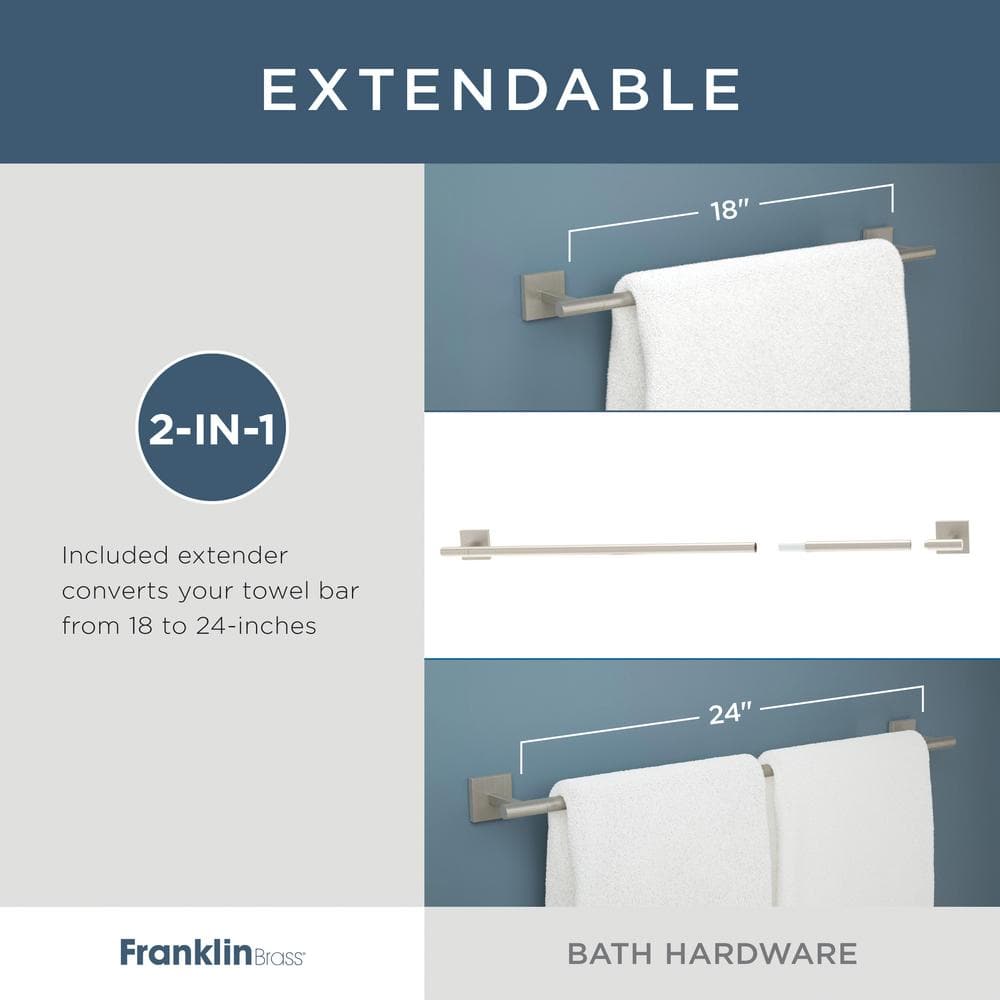 Nash Matte Black 4-Piece Bathroom Hardware Set