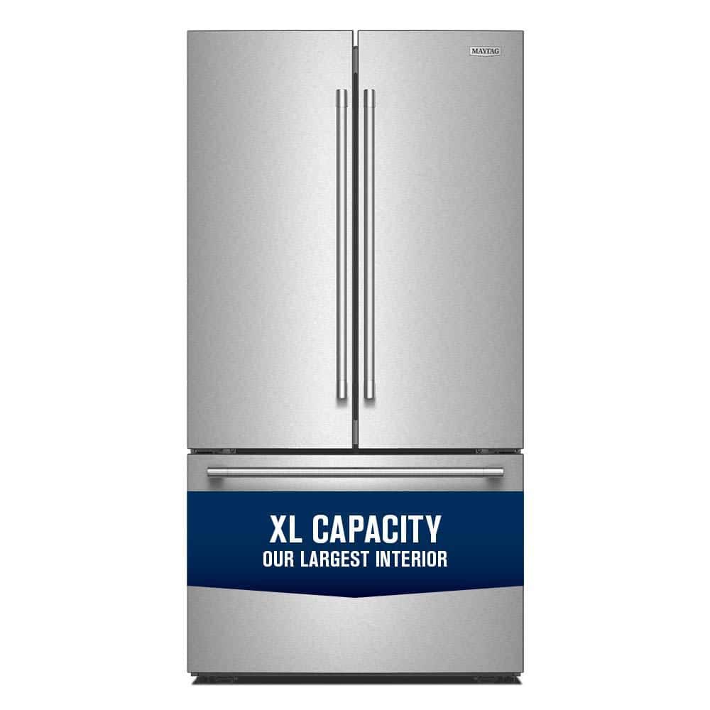 fリピート③ Maytag® 31 Cu. Ft. XL Capacity French Door Bottom Mount