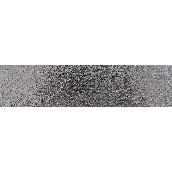 Apollo Tile Black 2 in. x 8 in. Metallic Glass Mosaic Tile Sample (0.11 sq.ft./Piece)