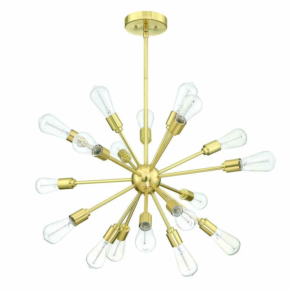 18-Light Modern Indoor Sputnik Chandelier With Soft Gold price history on PriceWatchPro
