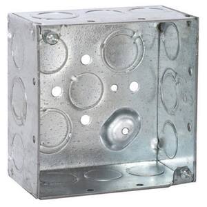 4 in. Raised Ground Welded Square Electrical Box