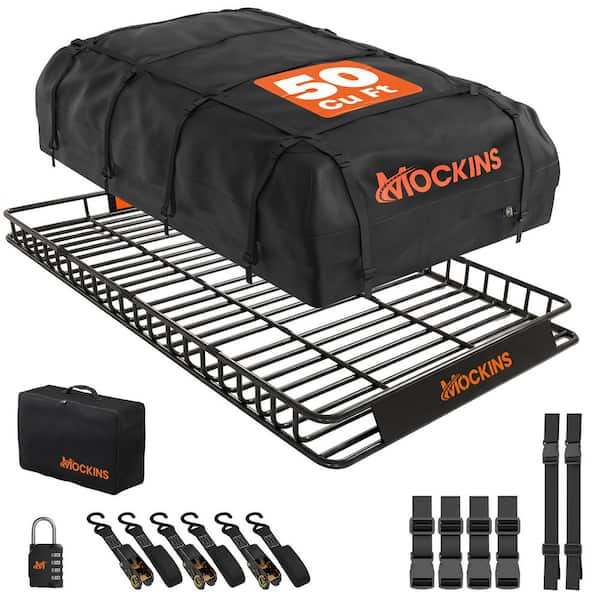 Reviews for Mockins 90 in. x 50 in. x 5 in. XXL Roof Rack Basket