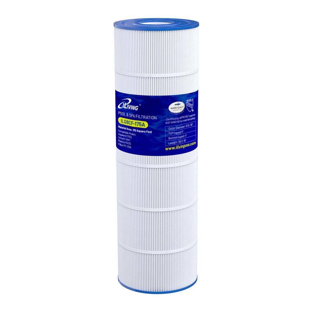 ILG8CF-175A Pool and Spa Replacement Filter Cartridge, Compatible with Hayward, Ultral, Unicel, Filbur, Sta-Rite price history on PriceWatchPro