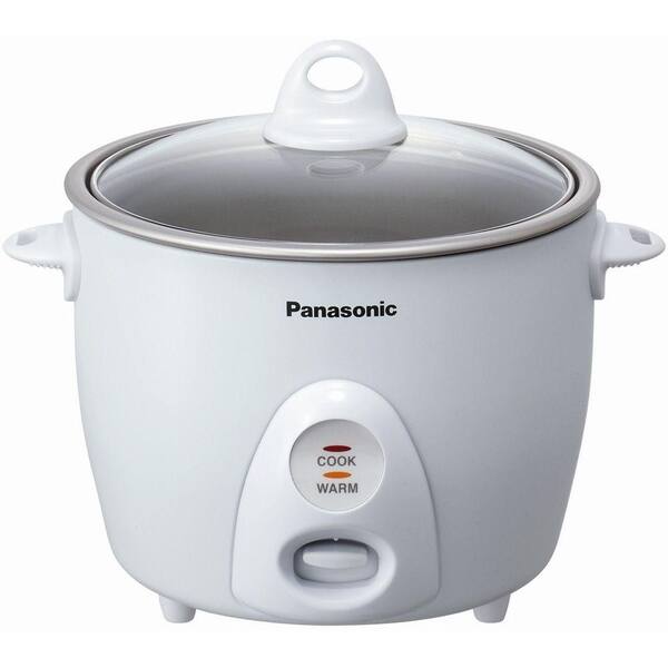 Panasonic 5.5-Cup Rice Cooker with Glass Lid