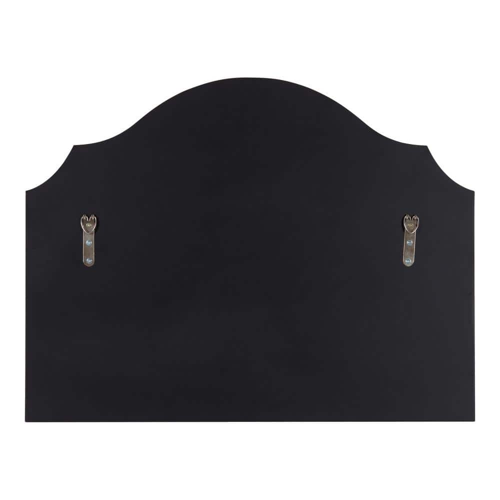 Leanna Scalloped Gold Full-Length Arch Wooden Mirror