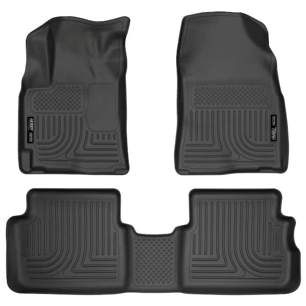 Husky Liners Front & 2nd Seat Floor Liners Fits 09-13 Corolla/Matrix FWD