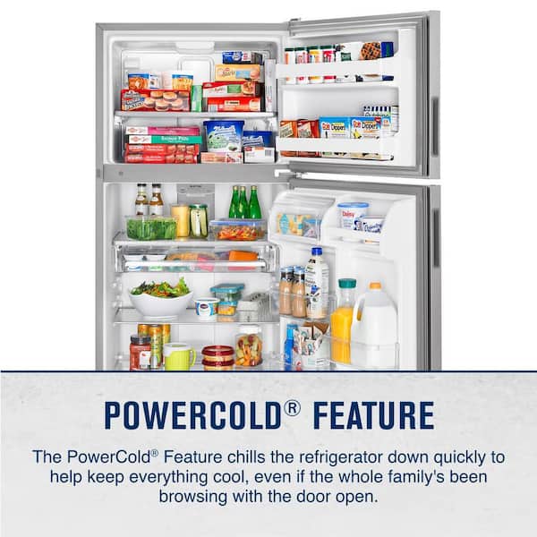 Maytag 21 cu. ft. Top Freezer Refrigerator in Fingerprint