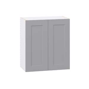 Roseland 27 in. W x 14 in. D x 30 in. H Assembled Shaker Wall Kitchen Cabinet in Slate Gray
