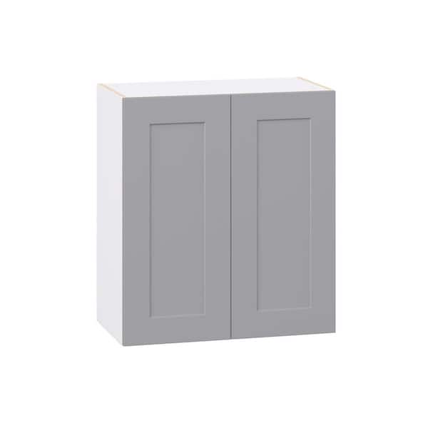 Roseland 27 in. W x 14 in. D x 30 in. H Assembled Shaker Wall Kitchen Cabinet in Slate Gray