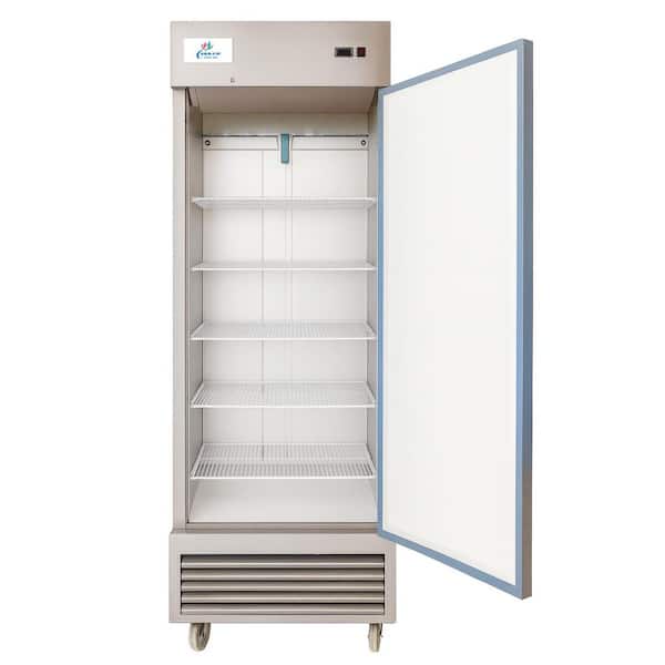 29 in. W 23 cu. ft. NSF Auto Defrost 1-Door Commercial Reach In Upright Freezer in Stainless Steel