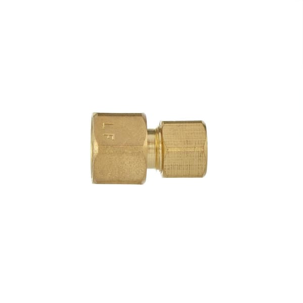 Everbilt 1/4 in. OD Compression x 1/4 in. MIP 90-Degree Brass Elbow Adapter  Fitting 800979 - The Home Depot