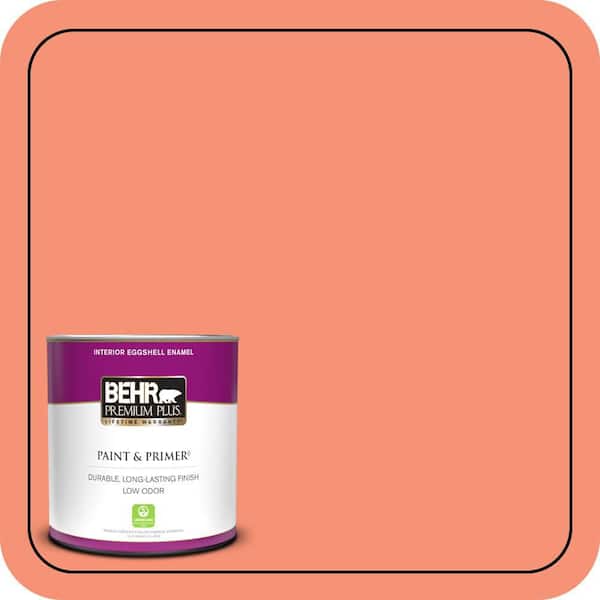 BEHR PREMIUM PLUS 1 qt. #200B-5 Indian Dance Eggshell Enamel Low Odor Interior Paint & Primer