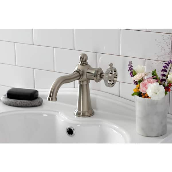 Kingston Brass Nautical Single-Handle Single Hole Bathroom Faucet