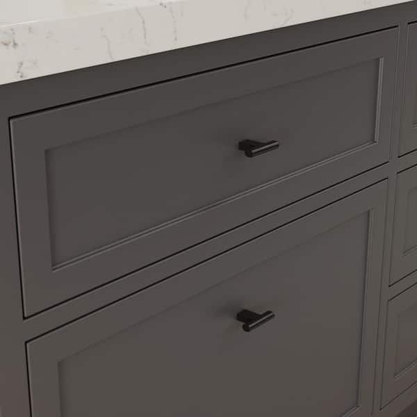 dresser knobs black Black Cabinet Knobs, 3/4