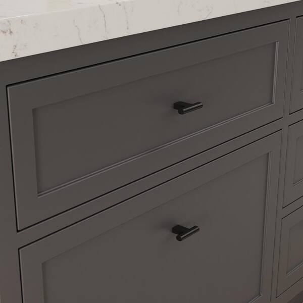 Vail 2 in. Matte Black Cabinet Knob Vail 2 in. Matte Black Cabinet Knob