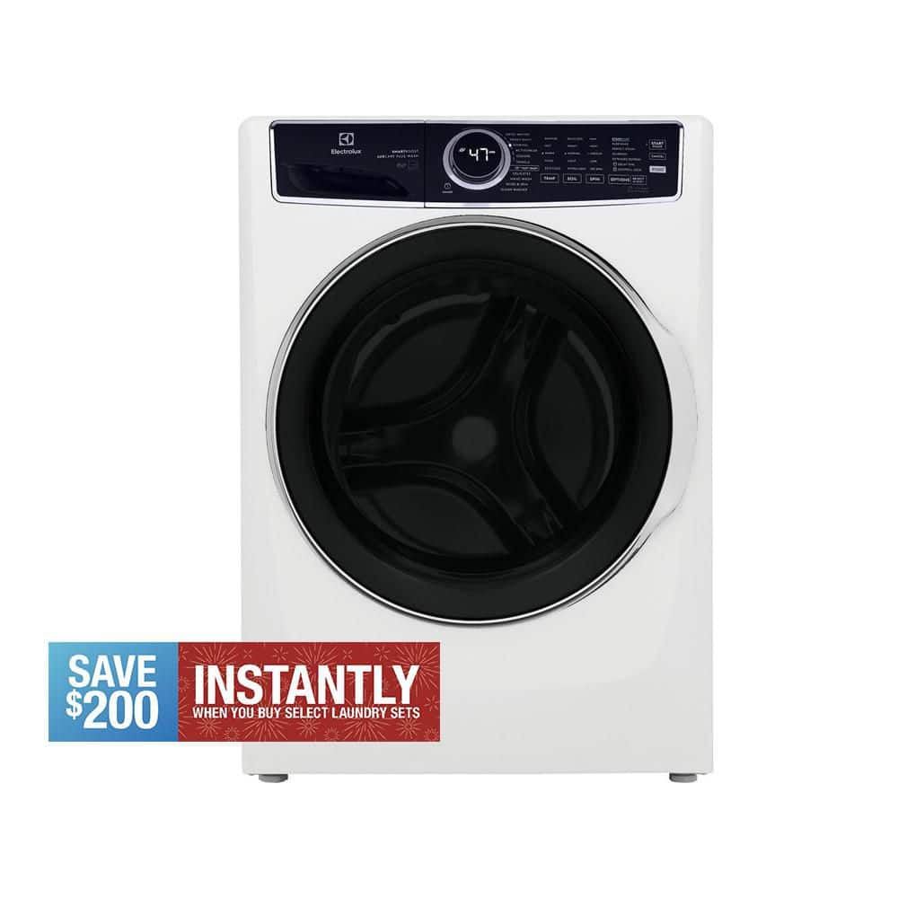 8 cu. ft. White Front Load Perfect Steam Gas Dryer with LuxCare Dry and Instant Refresh