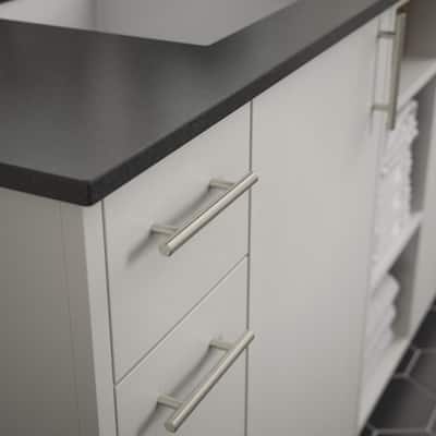 Square Black Drawer Knobs Pulls Silver Dresser Knob Kitchen Cabinet Door Handles Cupboard Pull Hardware 32 64 96 128 160 192 224 256 mm