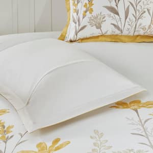 Meadow 5-Piece Yellow Cotton Full/Queen Comforter Set