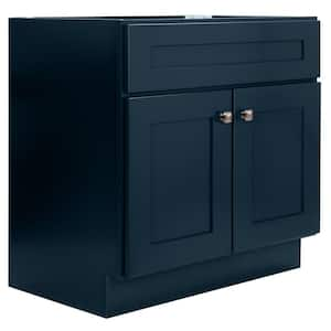 Brookings 30 in. W x 21.73 in. D x 31.5 in. H Bath Vanity Cabinet without Top in Dark Night