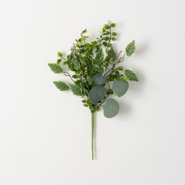 SULLIVANS 18.25" Variegated Foliage Mix Pick; Green