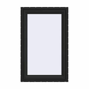 30 in. x 48 in. V-4500 Series Bronze FiniShield Vinyl Right-Handed Casement Window with Fiberglass Mesh Screen