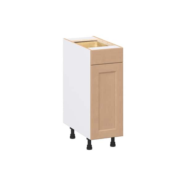 Lakewood Sugar Cookie Shaker Assembled Base Kitchen Cabinet with a Drawer (12 in. W x 34.5 in. H x 24 in. D)