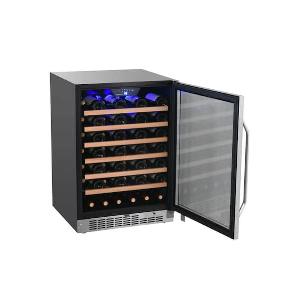 EdgeStar 53 Bottle 24 in. Built-In Single Zone Wine Cooler