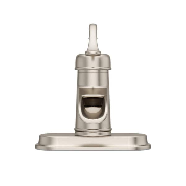 Ashfield 4 in. Centerset Single-Handle Bathroom Faucet in Brushed Nickel