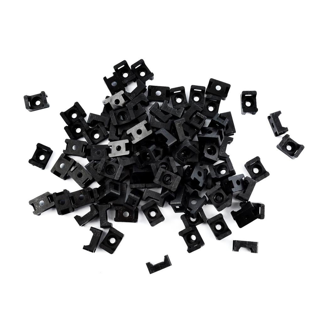 Cable Tie Mounts, (100-Pieces), Black price history on PriceWatchPro