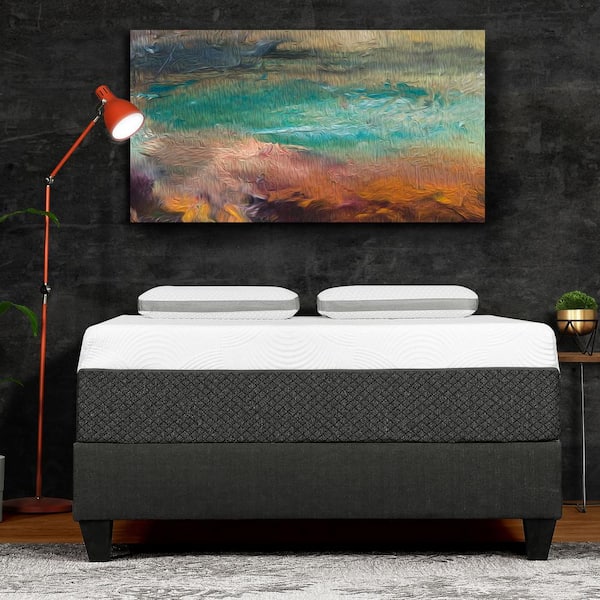PRIMO INTERNATIONAL Glacial King Ultra Plush Gel Memory Foam 14 in. Mattress