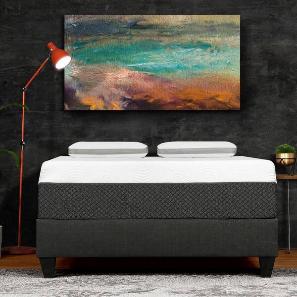 PRIMO INTERNATIONAL Glacial California King Ultra Plush Gel Memory Foam 14 in. Mattress