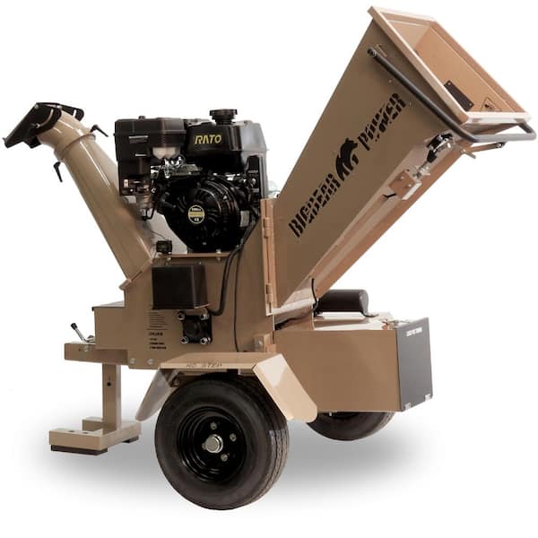 Tornadic 5 in. 15 HP Gas Powered Commercial Chipper Shredder, Self Feeding, Tow Package, Electric Start