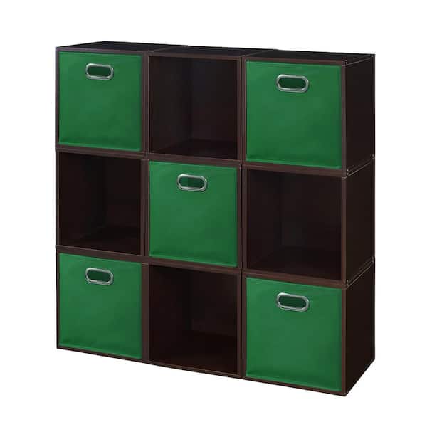 Niche 39 in. H x 39 in. W x 13 in. D Wood 9- Cube Organizer