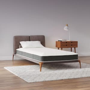 Contour Comfort 8" Medium-Firm Independently Encased Coil Tight-Top Reversible Twin Mattress