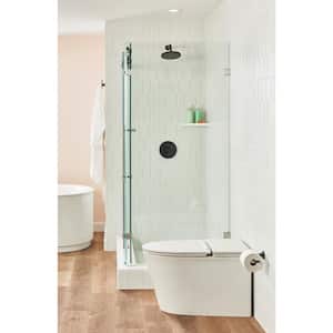 Studio S 1-piece 1.0 GPF Single Flush Elongated Low-Profile Toilet in White Seat Included