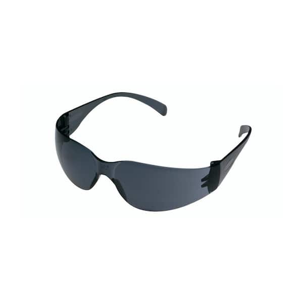 3M Gray Frame with Gray Scratch Resistant Lenses Outdoor Safety Eyewear Contractor Pack (4-Pack)