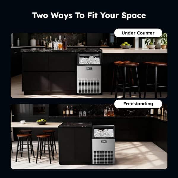 SIMZLIFE 17.5 in. 100 lb./24H Freestanding/Undercounter Commercial