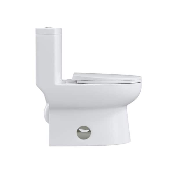 17.1” High Toilets Elongated Tall Toilet with S-trap, 12” Rough in