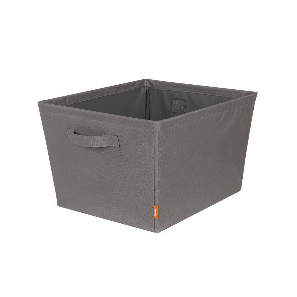 neatfreak 10 in. H x 13.97 in. W x 15.98 in. D Charcoal Fabric Cube