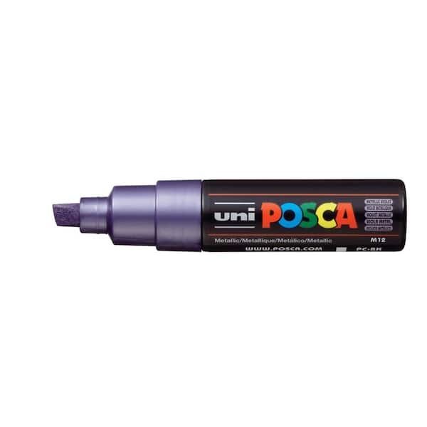 Posca PC-8K Broad Chisel Metallic Violet Paint Marker