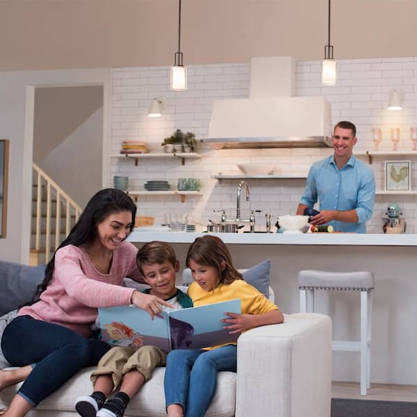 Maestro LED+ Tap Dimmer Switch Kit with Companion Switch, 150W LED/3-Way or Multi-Location, Almond (MACL-153M-RHW-AL)