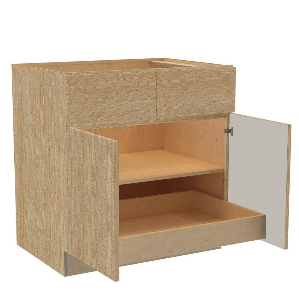 Hargrove 33 in. W x 24 in. D x 34.5 in. H Assembled Plywood Base Kitchen Ca