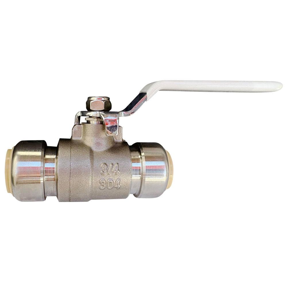3/4 in. Push-To-Connect x 3/4 in. Push-To-Connect Stainless Steel Ball Valve price history on PriceWatchPro