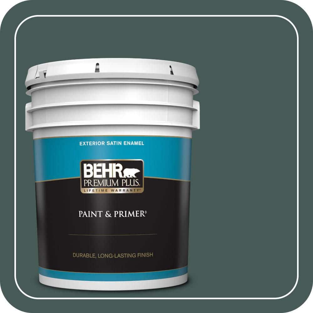 5 gal. #MQ6-09 Hostaleaf Satin Enamel Exterior Paint & Primer price history on PriceWatchPro