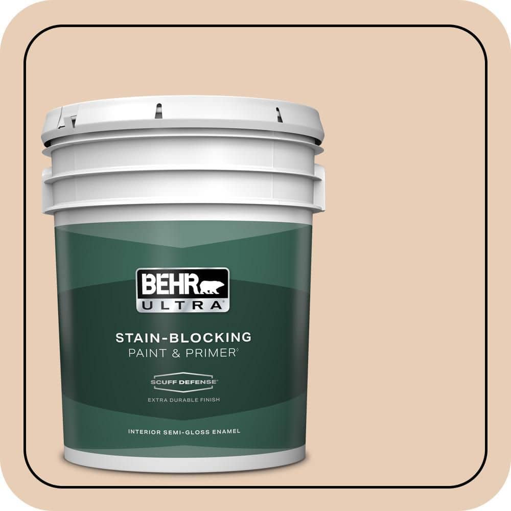 5 gal. #PPU3-06 Venetian Mask Extra Durable Semi-Gloss Enamel Interior Paint & Primer price history on PriceWatchPro